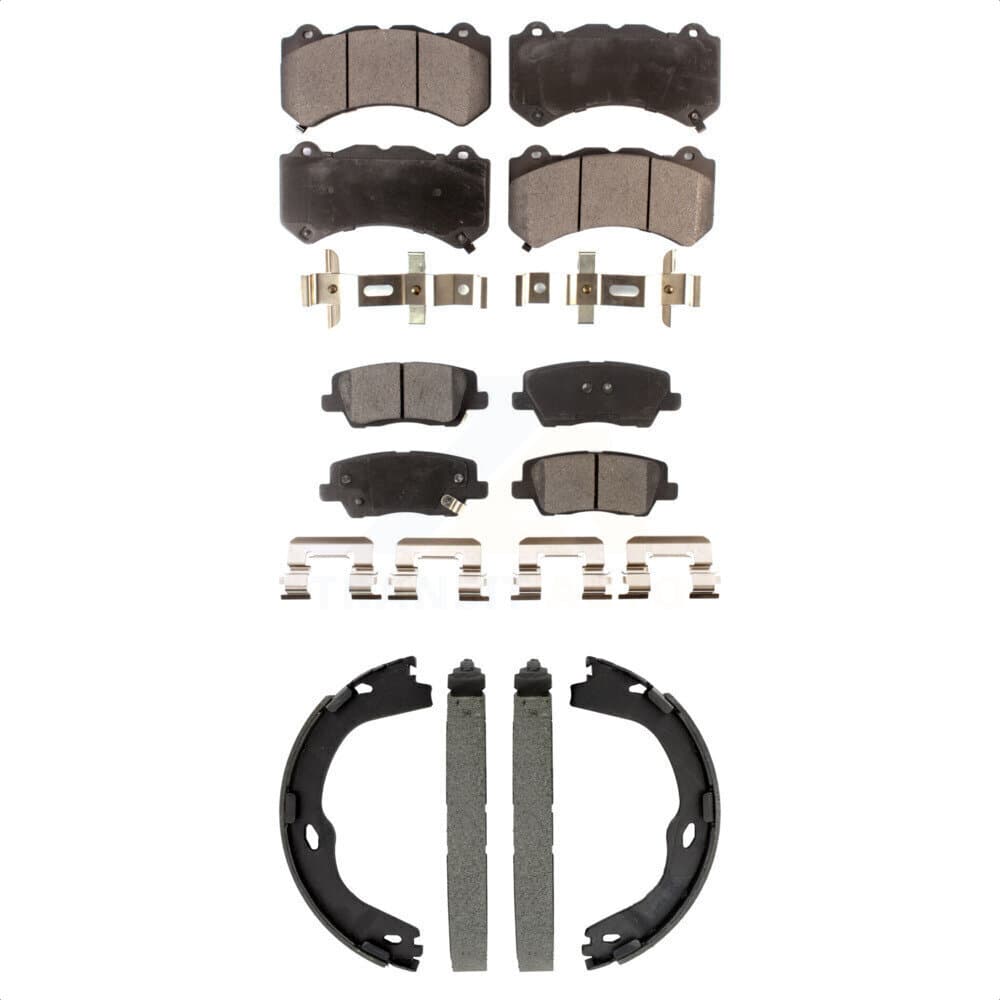 Transit Auto - KTN-100950 - Front and Rear Disc Brake Pad Kits image 1