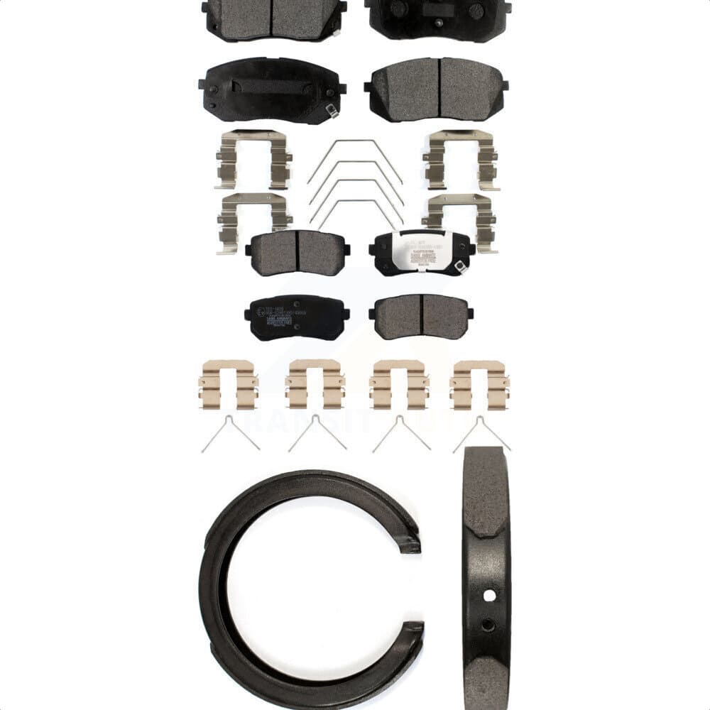 Transit Auto - KTN-100960 - Front and Rear Disc Brake Pad Kits image 1