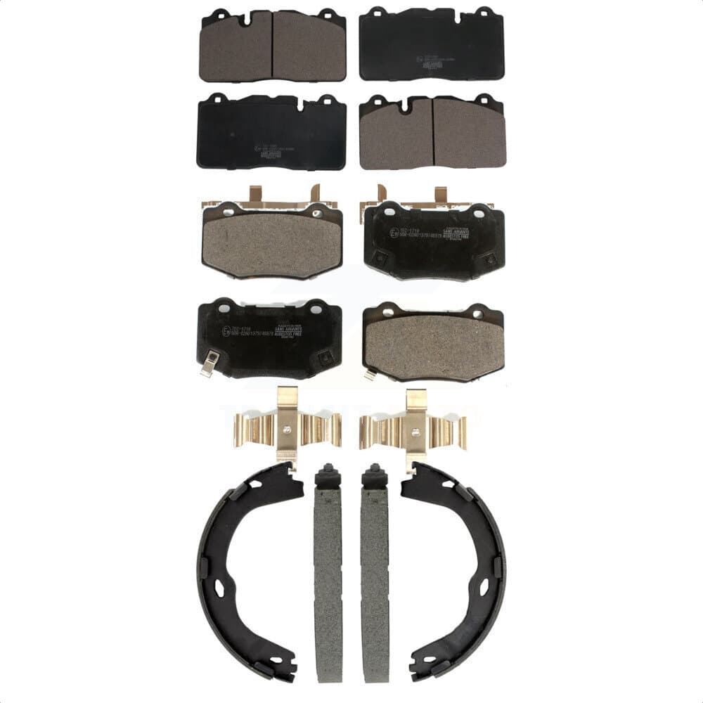 Transit Auto - KTN-100964 - Front and Rear Disc Brake Pad Kits image 1