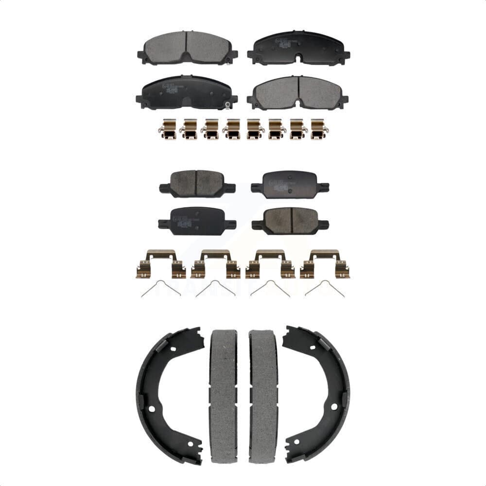 Transit Auto - KTN-100968 - Front and Rear Disc Brake Pad Kits image 1