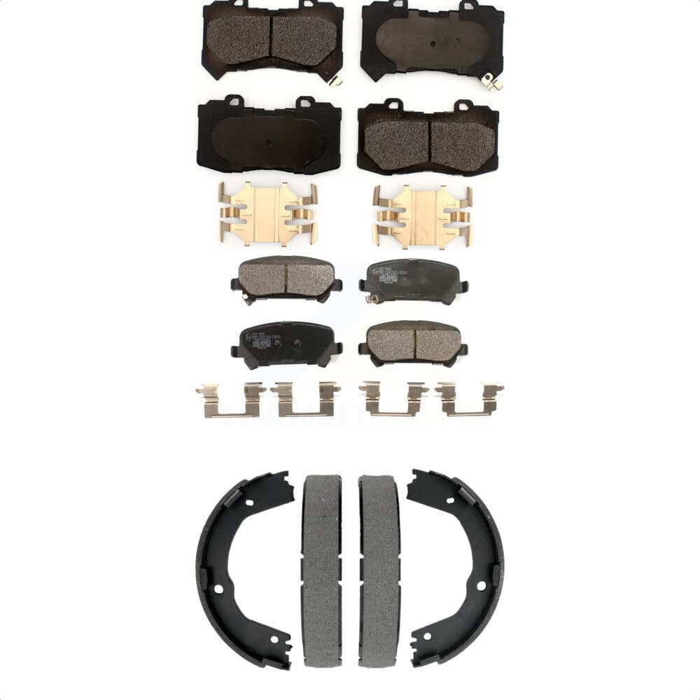Transit Auto - KTN-100973 - Front and Rear Disc Brake Pad Kits image 1
