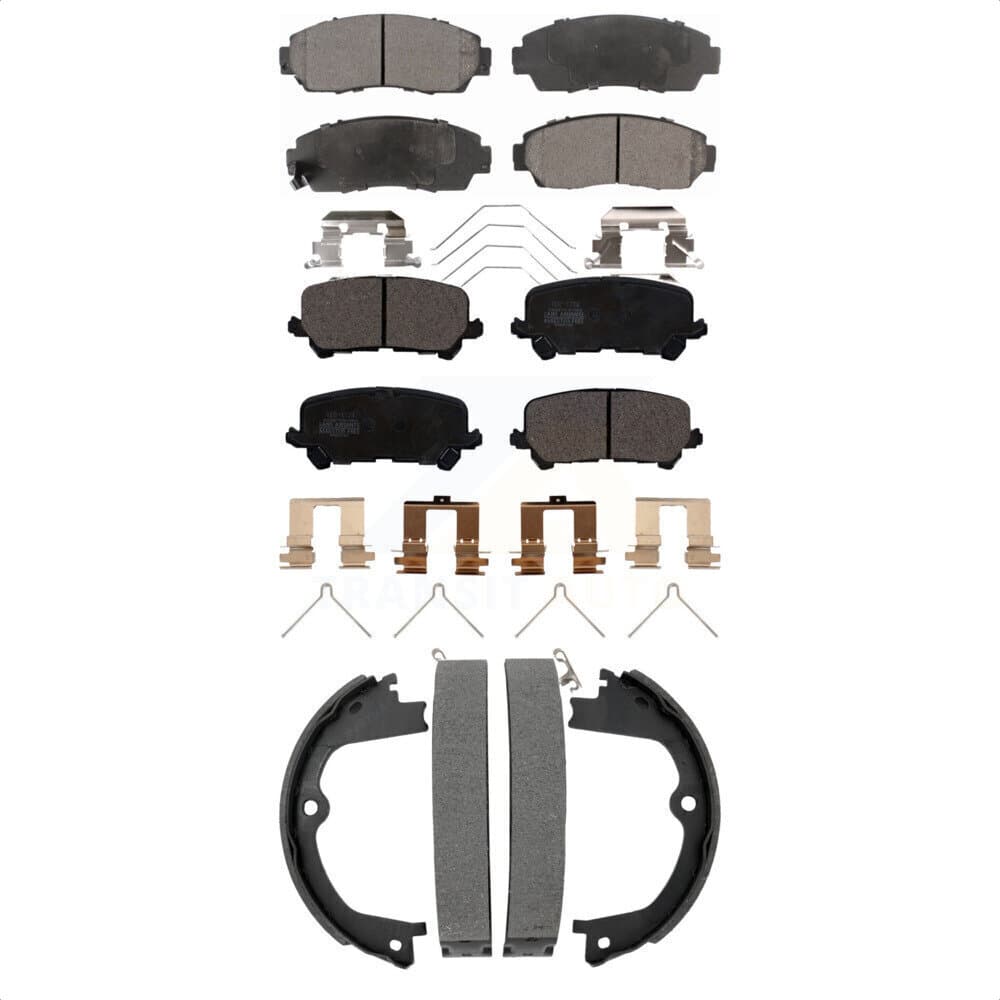 Transit Auto - KTN-100979 - Front and Rear Disc Brake Pad Kits image 1