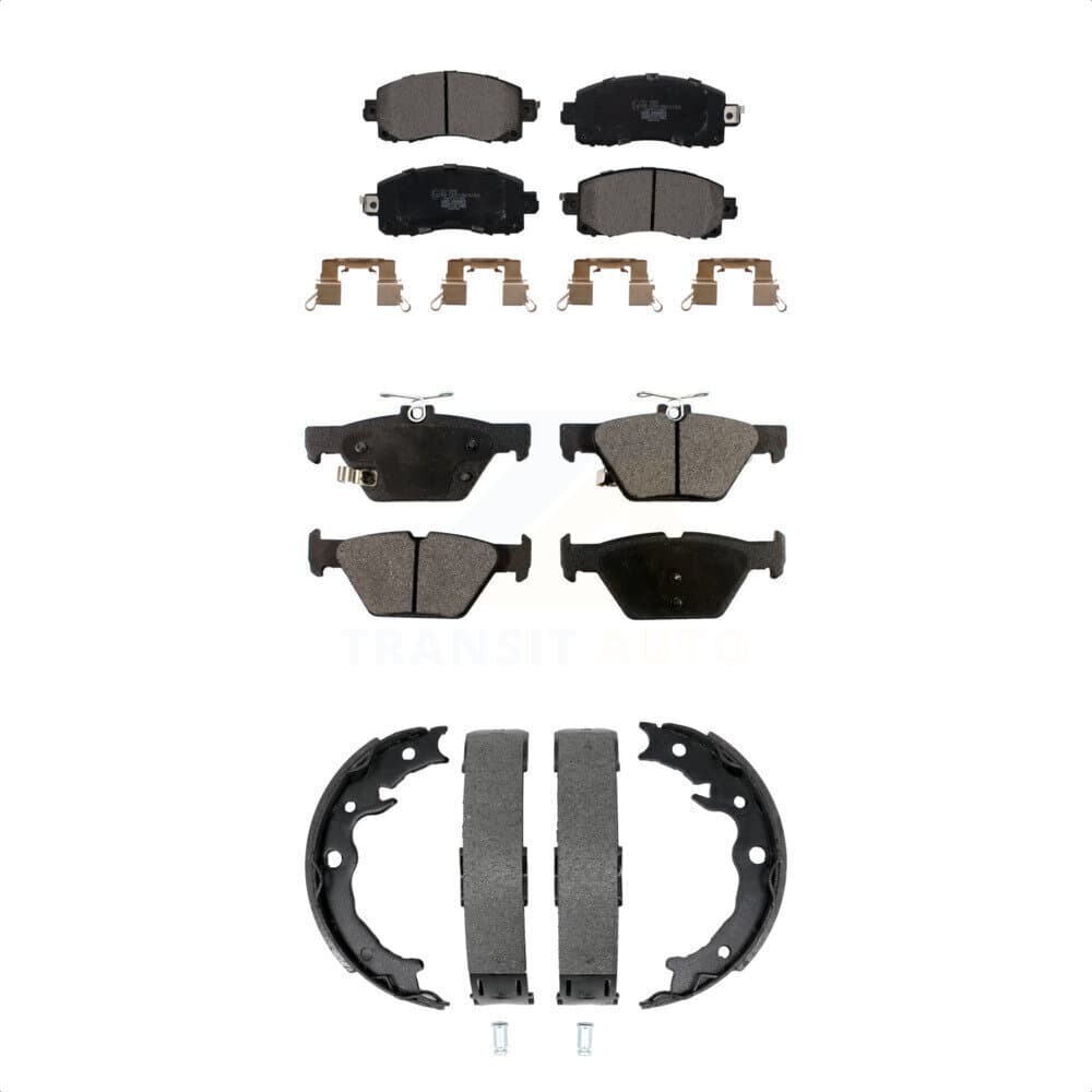 Transit Auto - KTN-100981 - Front and Rear Disc Brake Pad Kits image 1