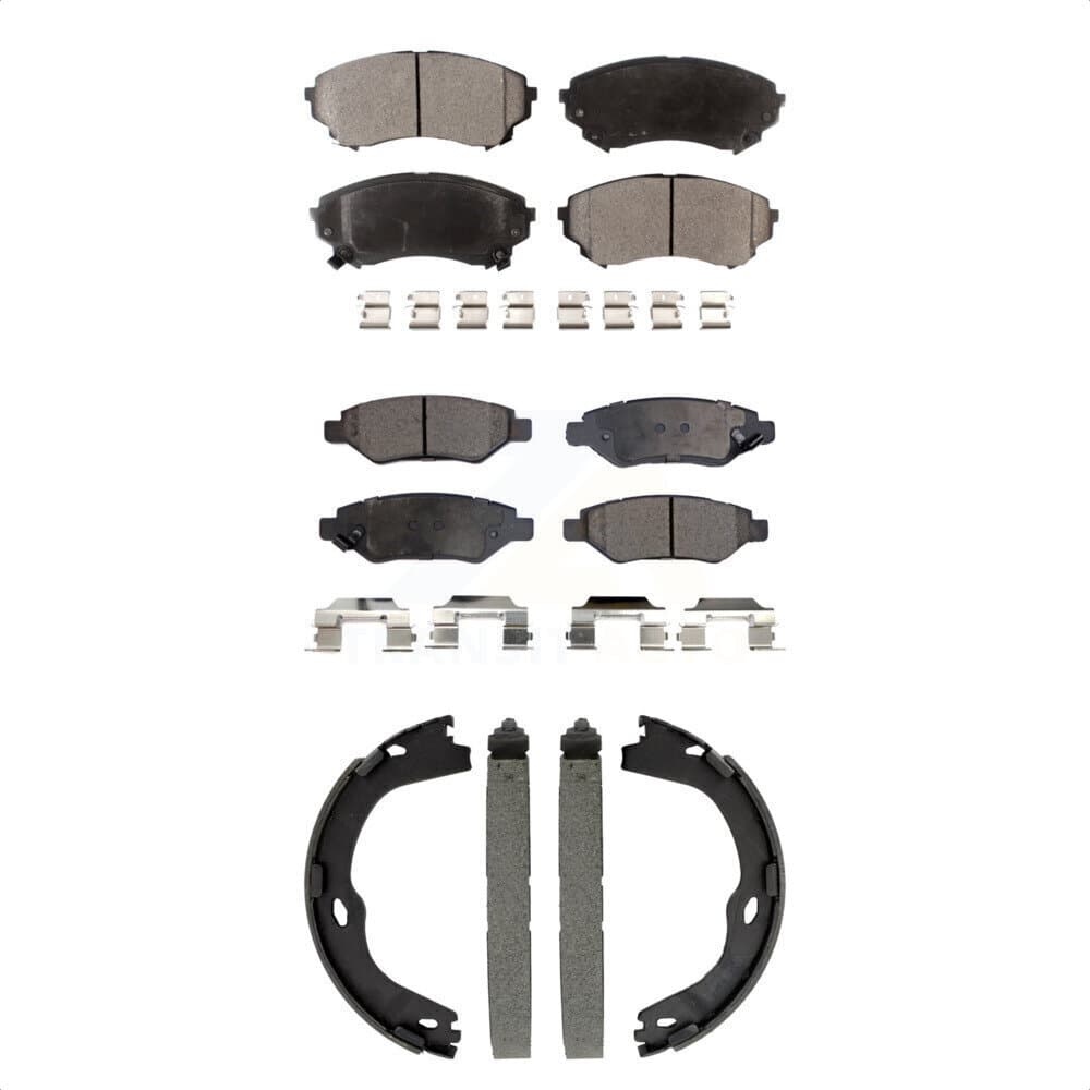 Transit Auto - KTN-100988 - Front and Rear Disc Brake Pad Kits image 1
