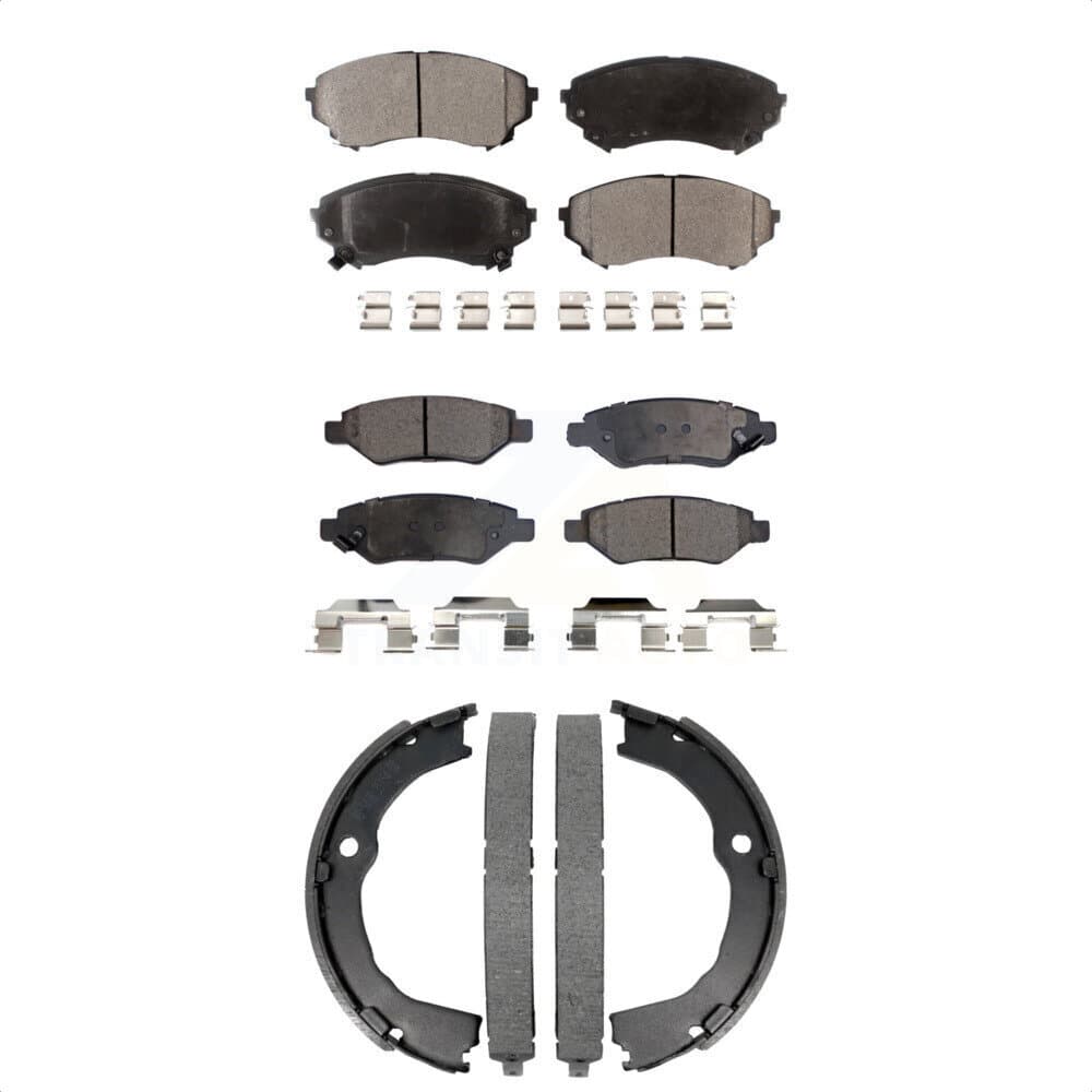 Transit Auto - KTN-100992 - Front and Rear Disc Brake Pad Kits image 1