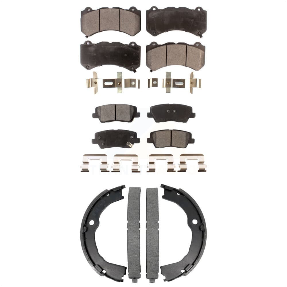 Transit Auto - KTN-100996 - Front and Rear Disc Brake Pad Kits image 1