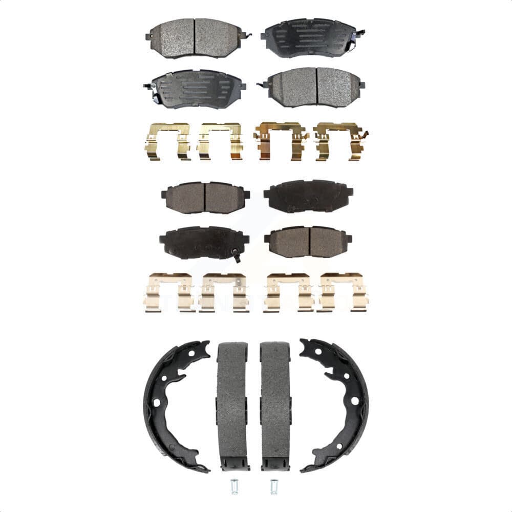 Transit Auto - KTN-100997 - Front and Rear Disc Brake Pad Kits image 1