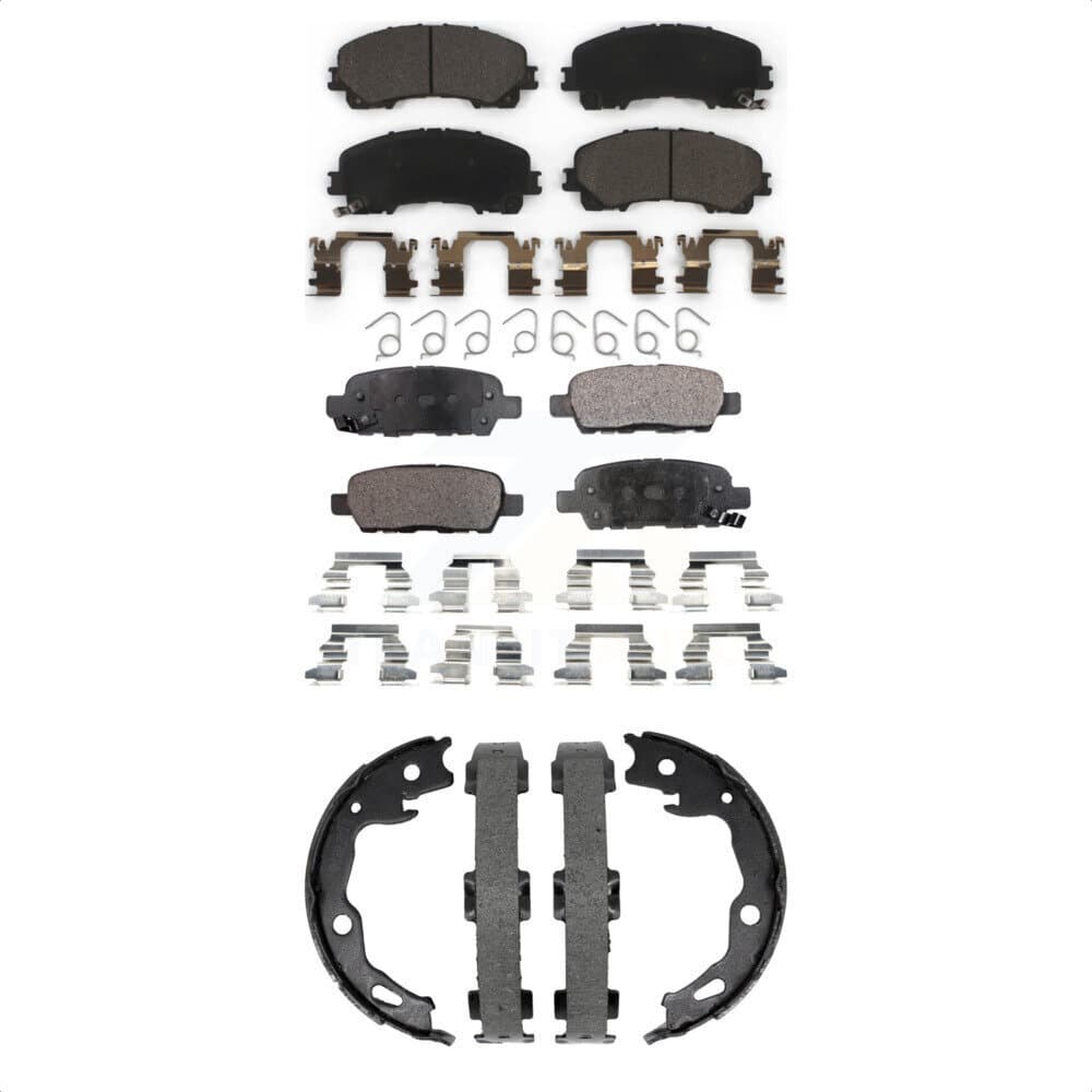 Transit Auto - KTN-101000 - Front and Rear Disc Brake Pad Kits image 1