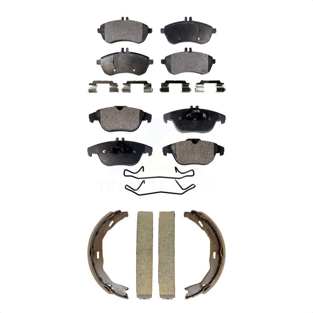 Transit Auto - KTN-101007 - Front and Rear Disc Brake Pad Kits image 1