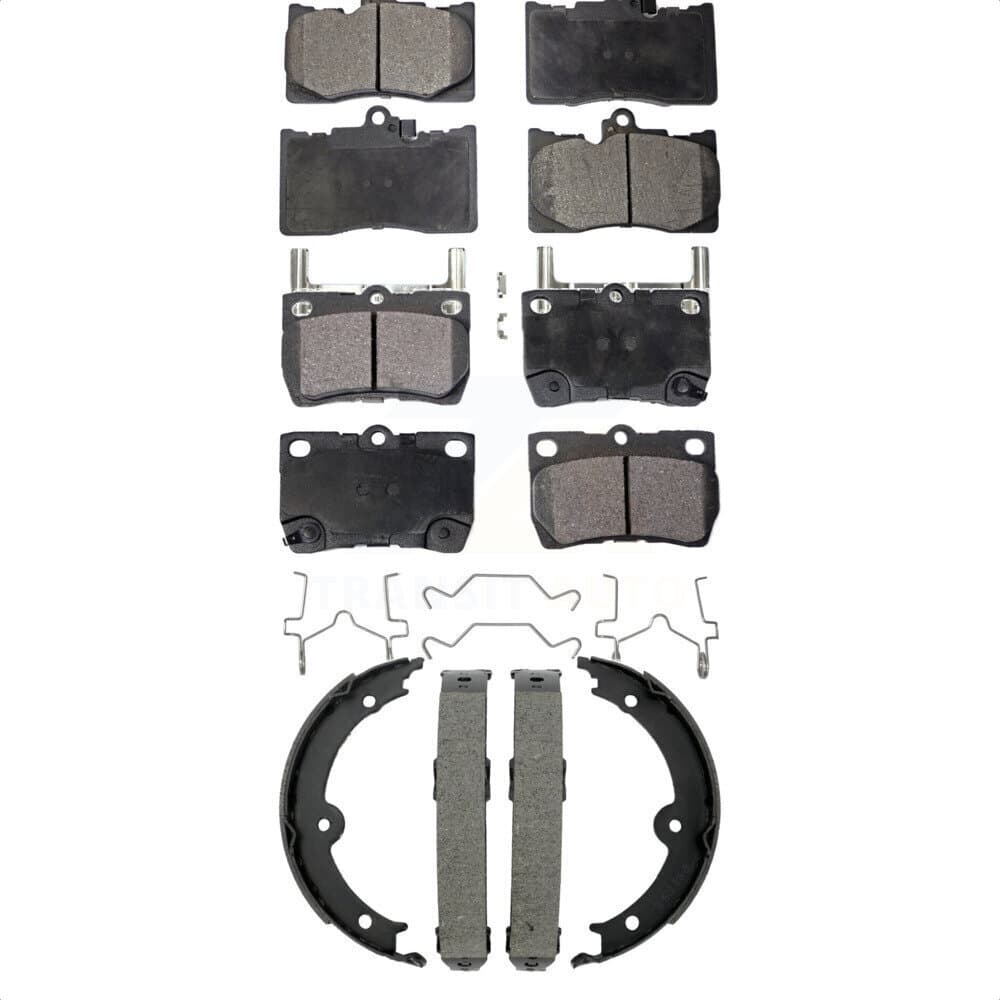 Transit Auto - KTN-101019 - Front and Rear Disc Brake Pad Kits image 1