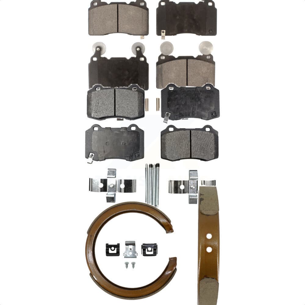 Transit Auto - KTN-101020 - Front and Rear Disc Brake Pad Kits image 1