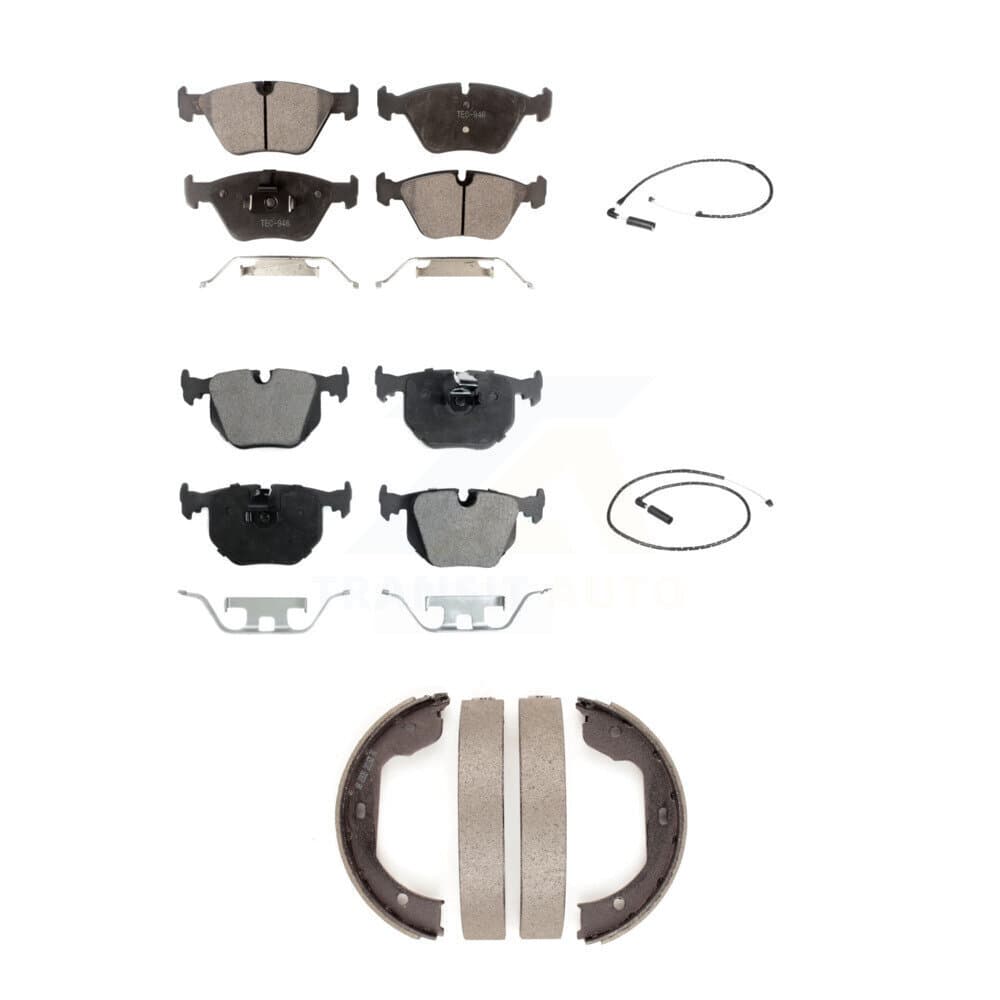 TEC - KTW-100712 - Front and Rear Disc Brake Pad Kits image 1