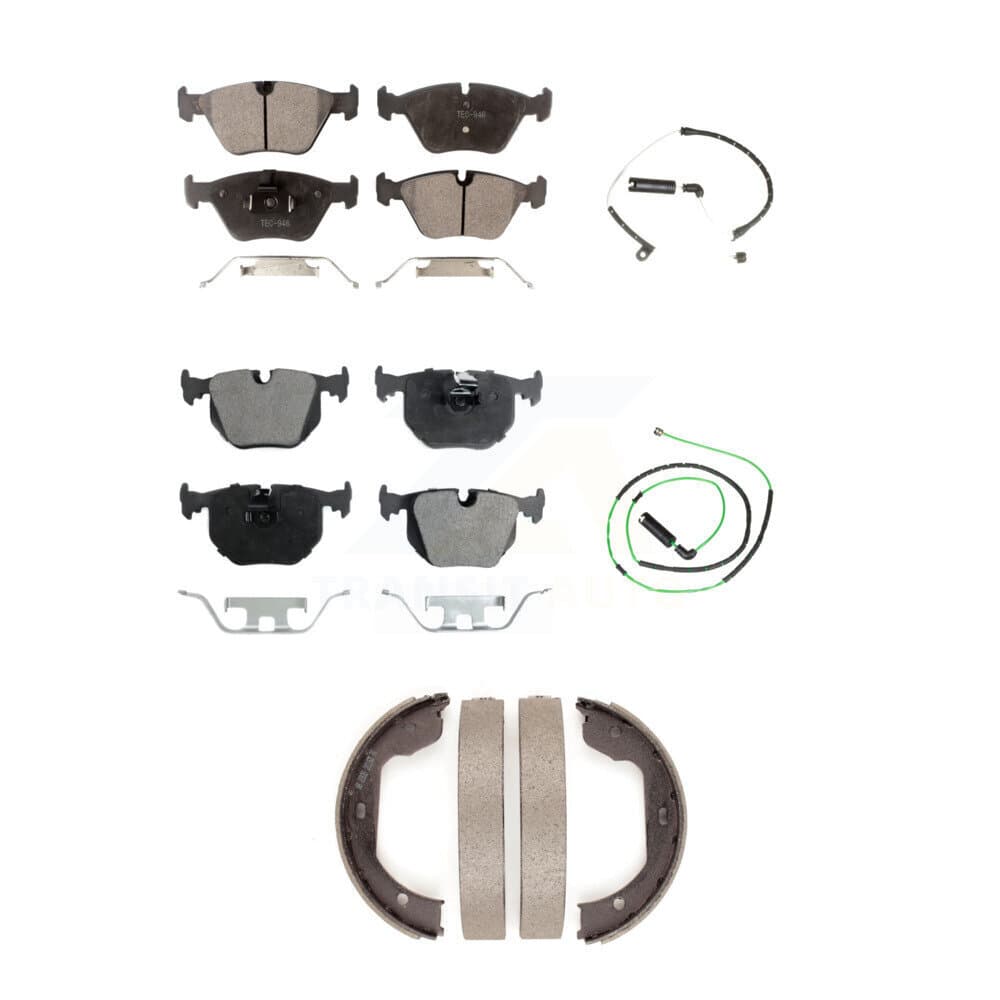 TEC - KTW-100717 - Front and Rear Disc Brake Pad Kits image 1