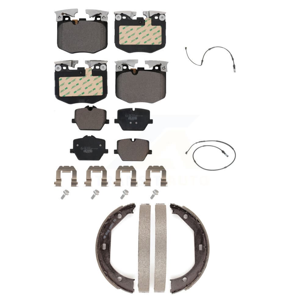TEC - KTW-100754 - Front and Rear Disc Brake Pad Kits image 1