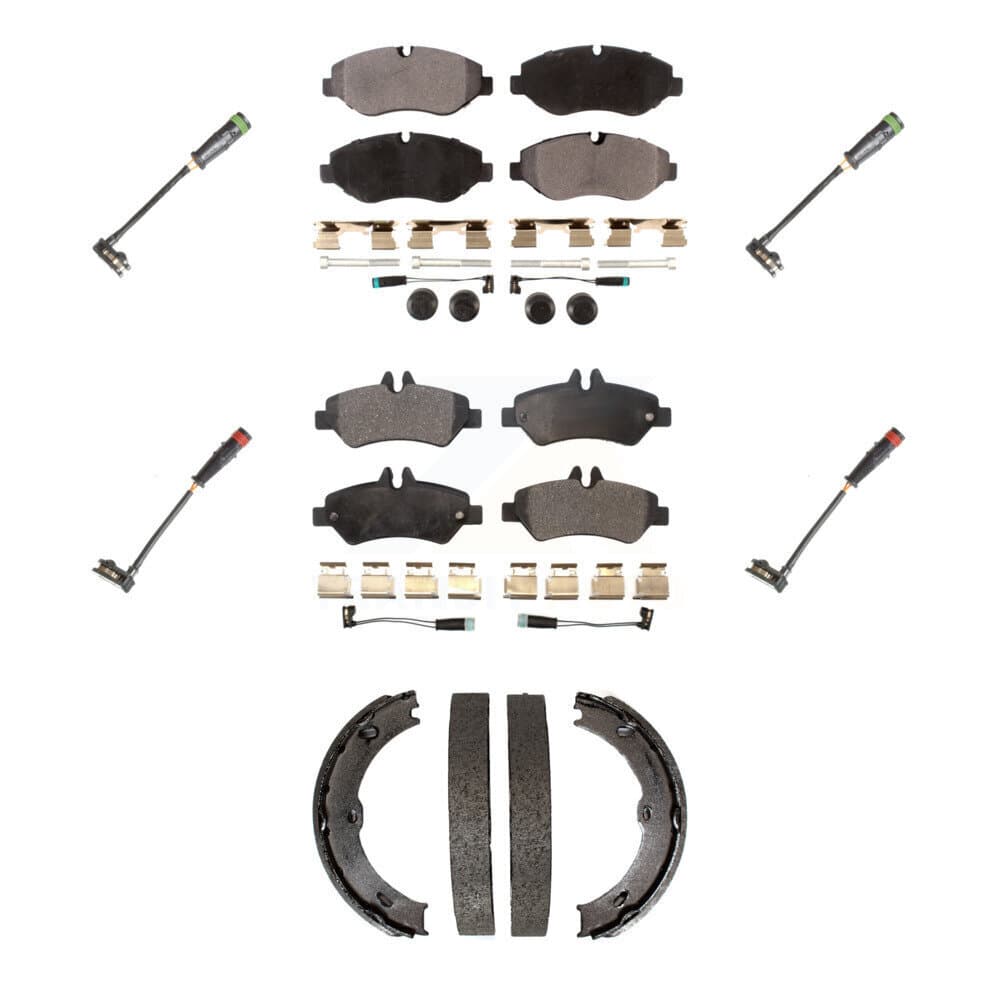 TEC - KTW-100858 - Front and Rear Disc Brake Pad Kits image 1