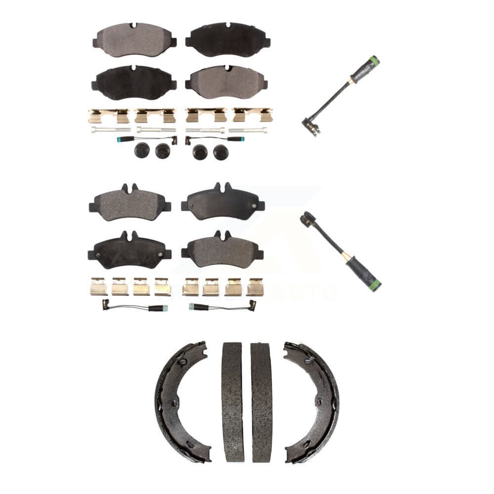 TEC - KTW-101436 - Front and Rear Disc Brake Pad Kits image 1