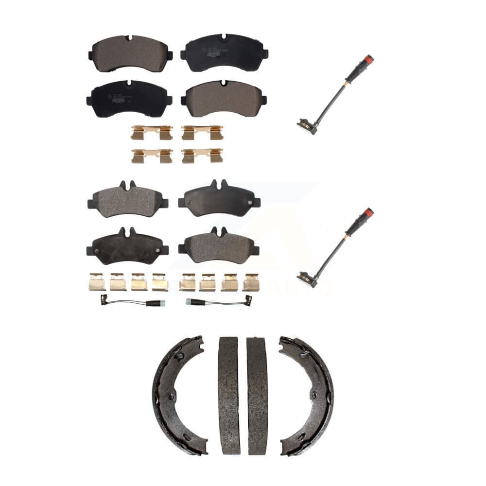 TEC - KTW-101437 - Front and Rear Disc Brake Pad Kits image 1