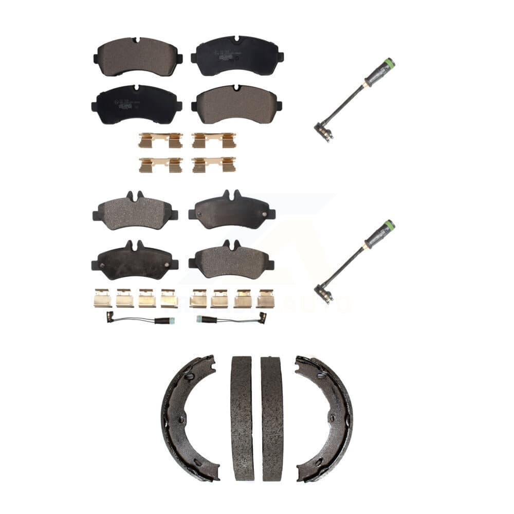 TEC - KTW-101442 - Front and Rear Disc Brake Pad Kits image 1