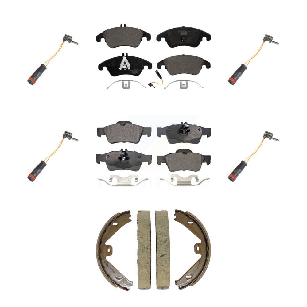 TEC - KTW-101814 - Front and Rear Disc Brake Pad Kits image 1