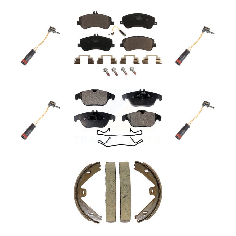 TEC - KTW-101823 - Front and Rear Disc Brake Pad Kits image 1