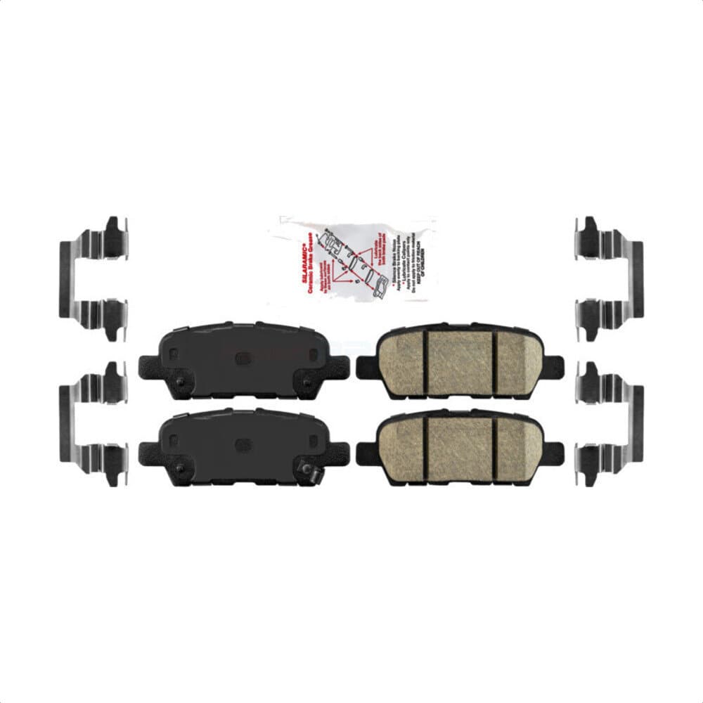 AmeriBRAKES - NWF-PRC1415 - Rear Disc Brake Pad image 1