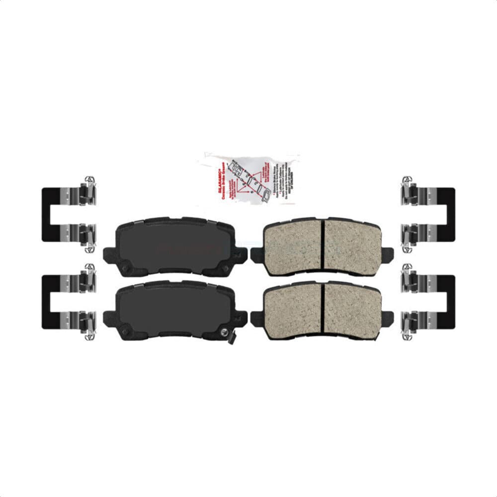 AmeriBRAKES - NWF-PRC1698 - Rear Disc Brake Pad image 1