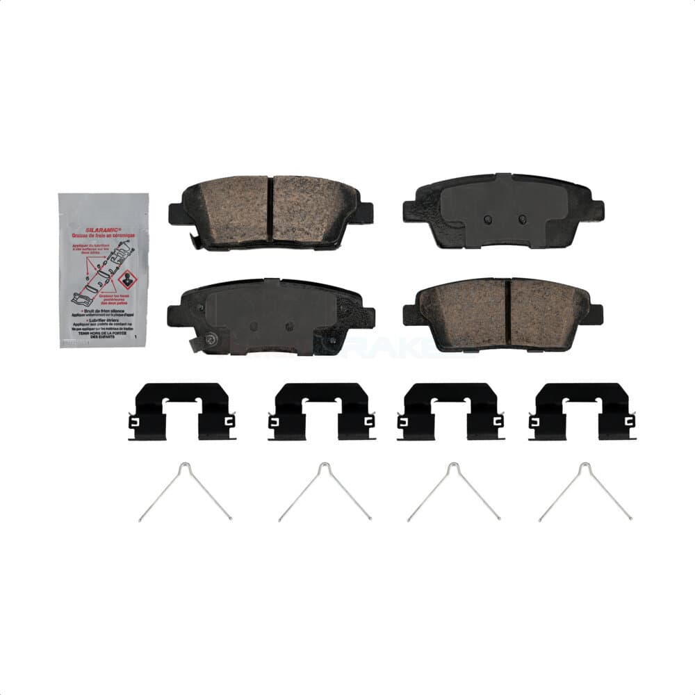 AmeriBRAKES - NWF-PRC2100 - Rear Disc Brake Pad image 1
