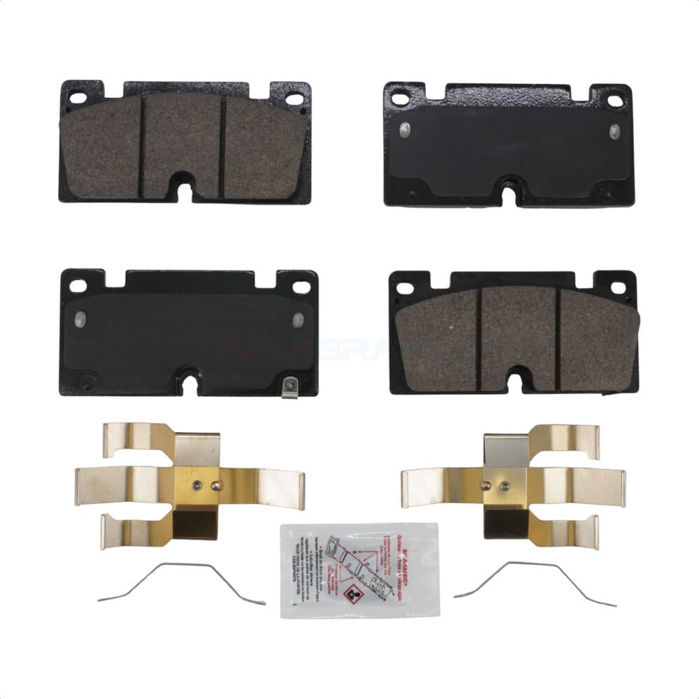 AmeriBRAKES - NWF-PRC2498 - Front Disc Brake Pad image 1