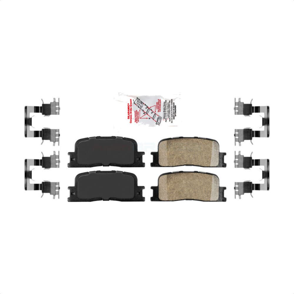 AmeriBRAKES - NWF-PRC885A - Rear Disc Brake Pad image 1