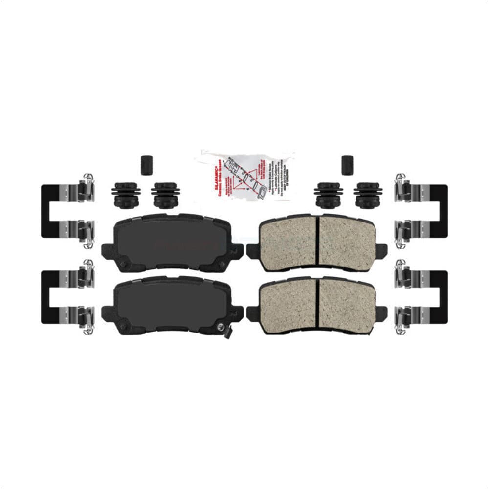 AmeriBRAKES - NWF-PTC1698 - Rear Disc Brake Pad image 1