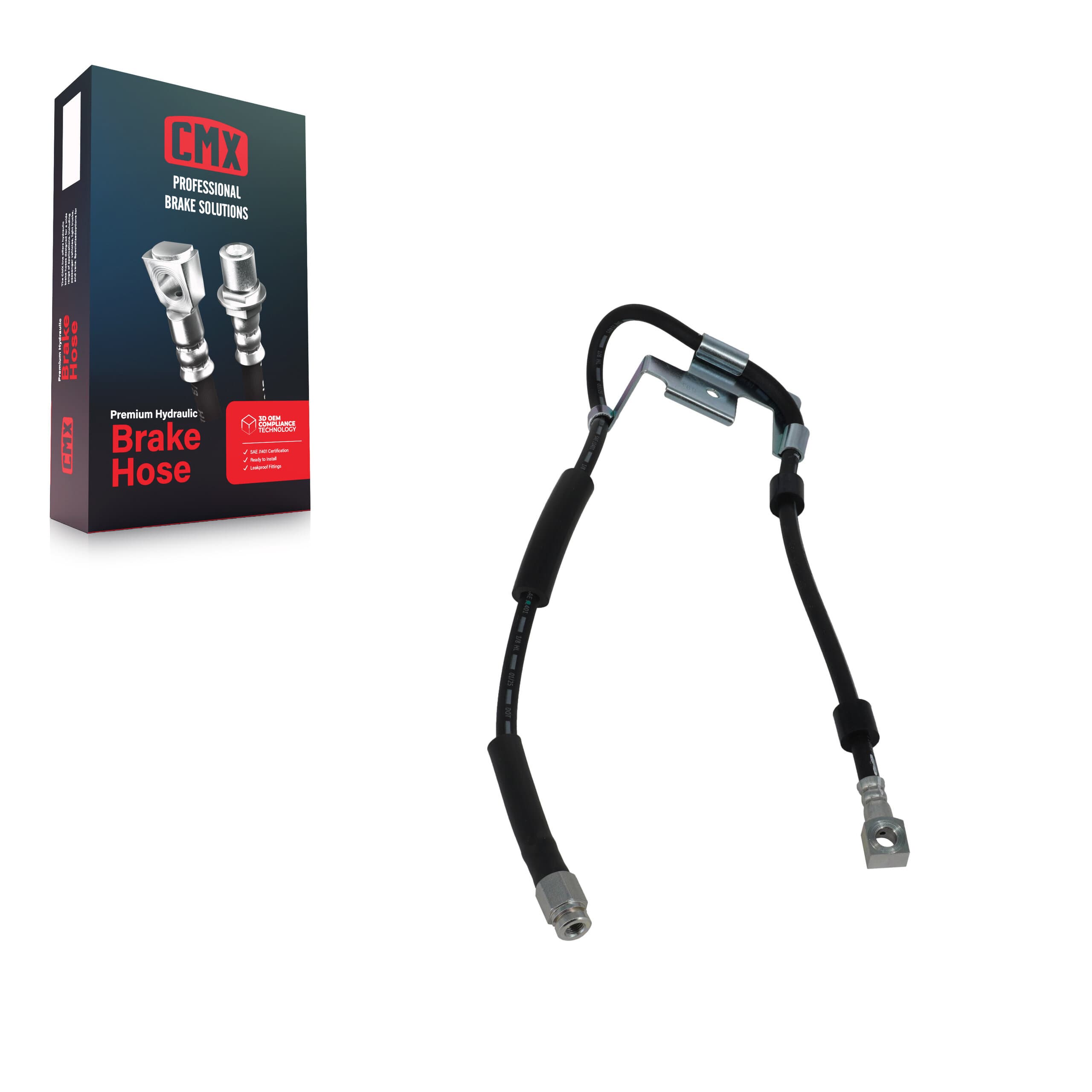 CMX - 12-H380295 - Front Left Brake Hydraulic Hose image 1