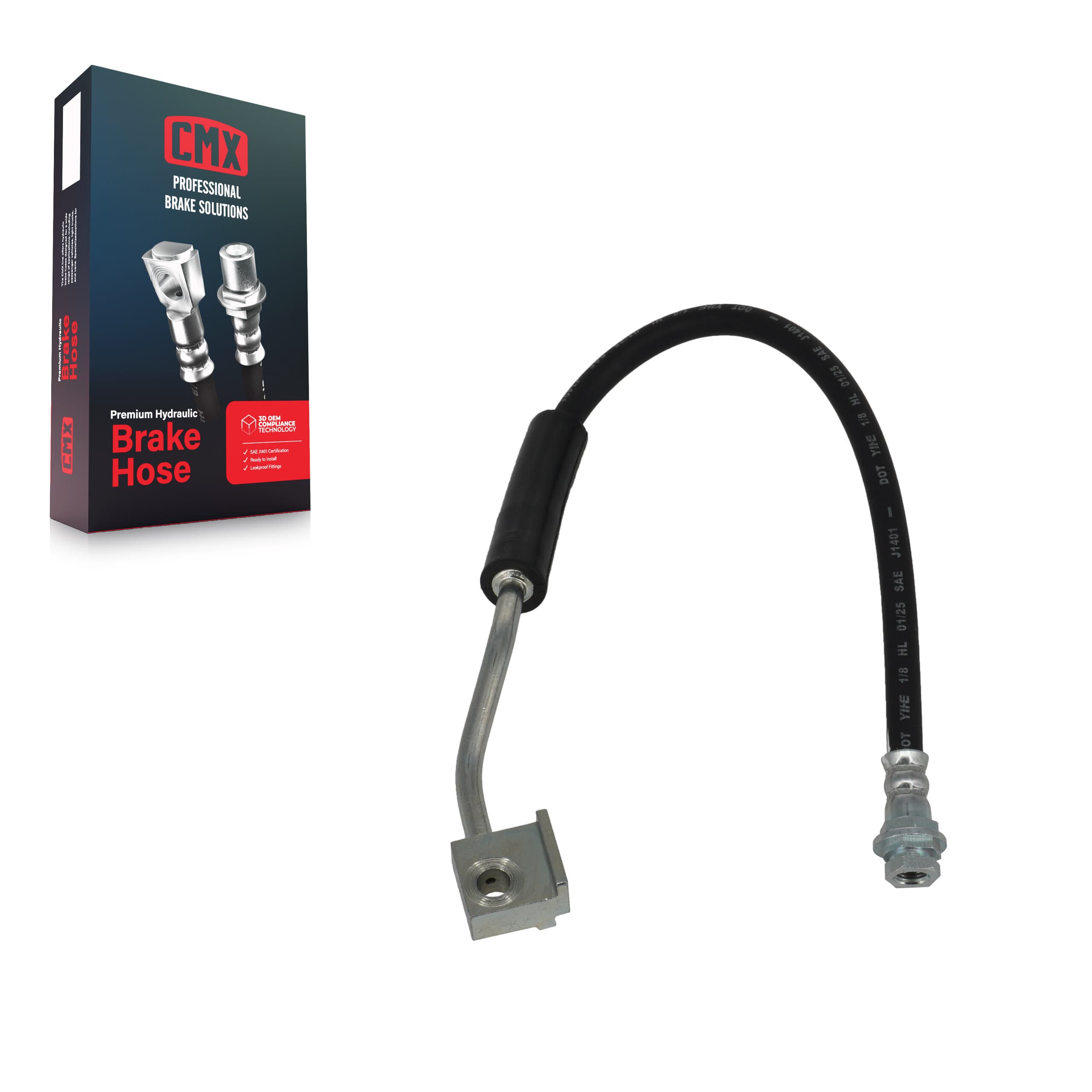 CMX - 12-H380298 - Front Right Brake Hydraulic Hose image 1