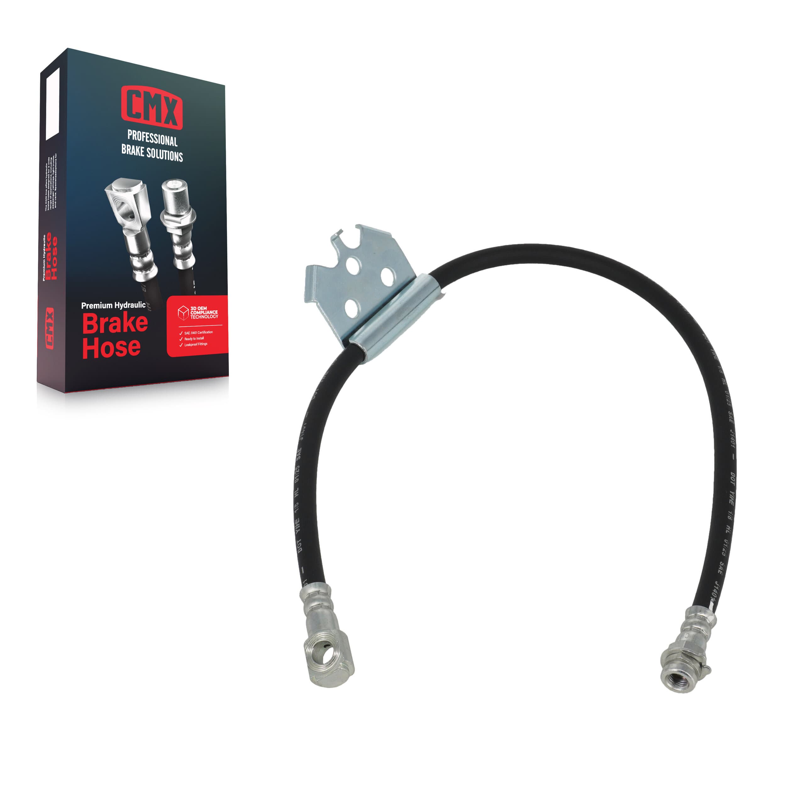CMX - 12-H380534 - Front Right Brake Hydraulic Hose image 1
