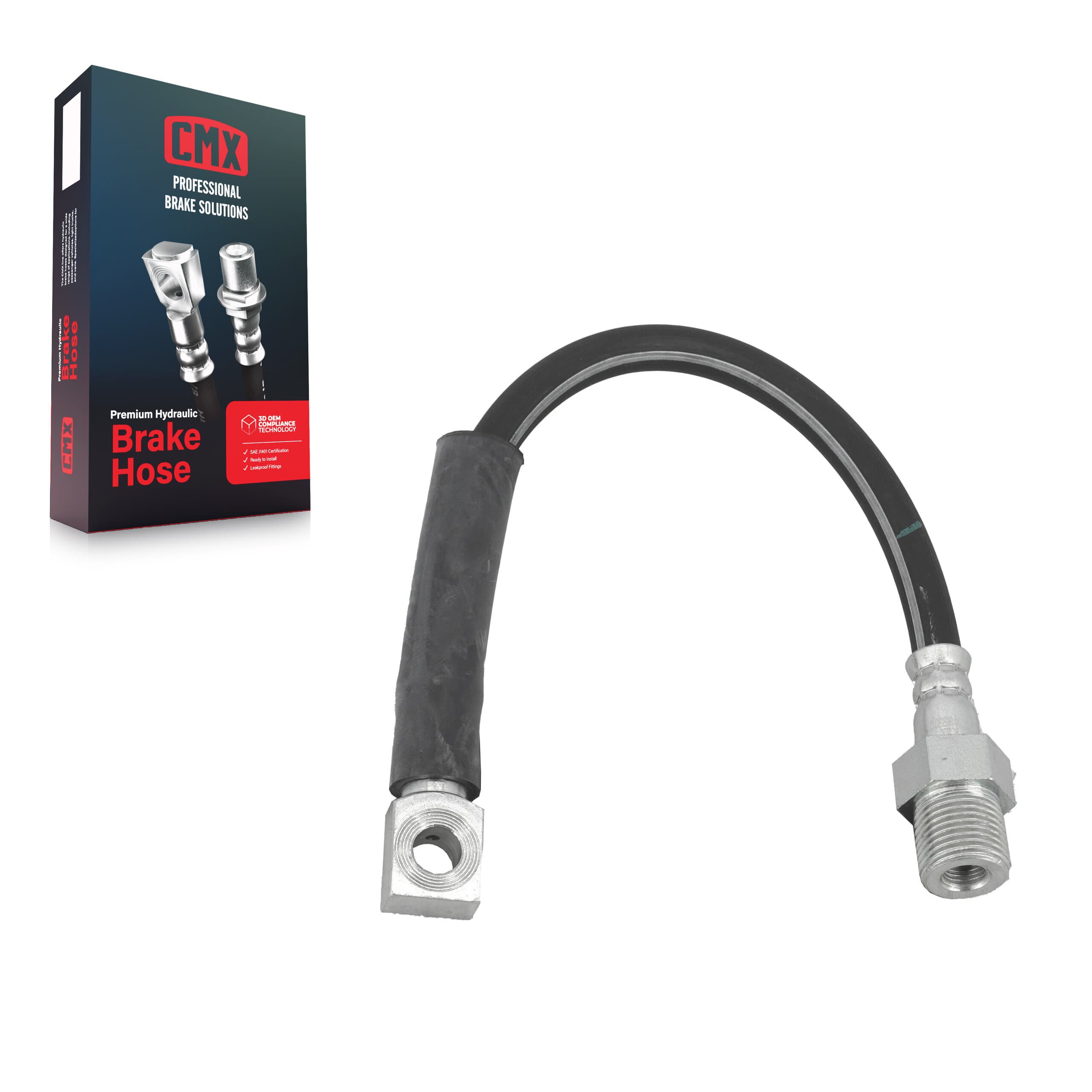 CMX - 12-H38107 - Front Brake Hydraulic Hose image 1
