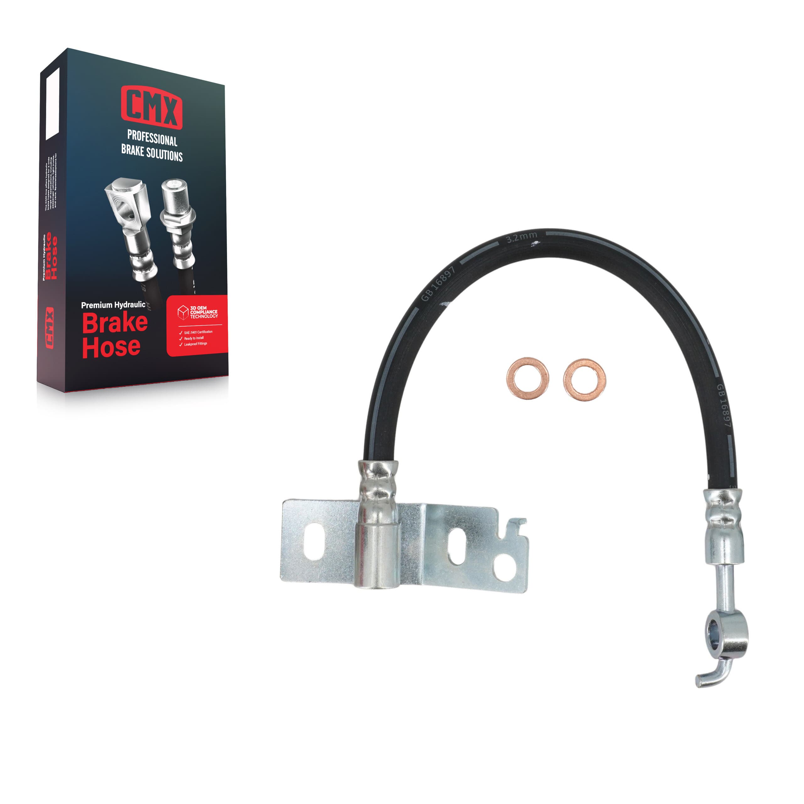 CMX - 12-H384456 - Rear Left Brake Hydraulic Hose image 1