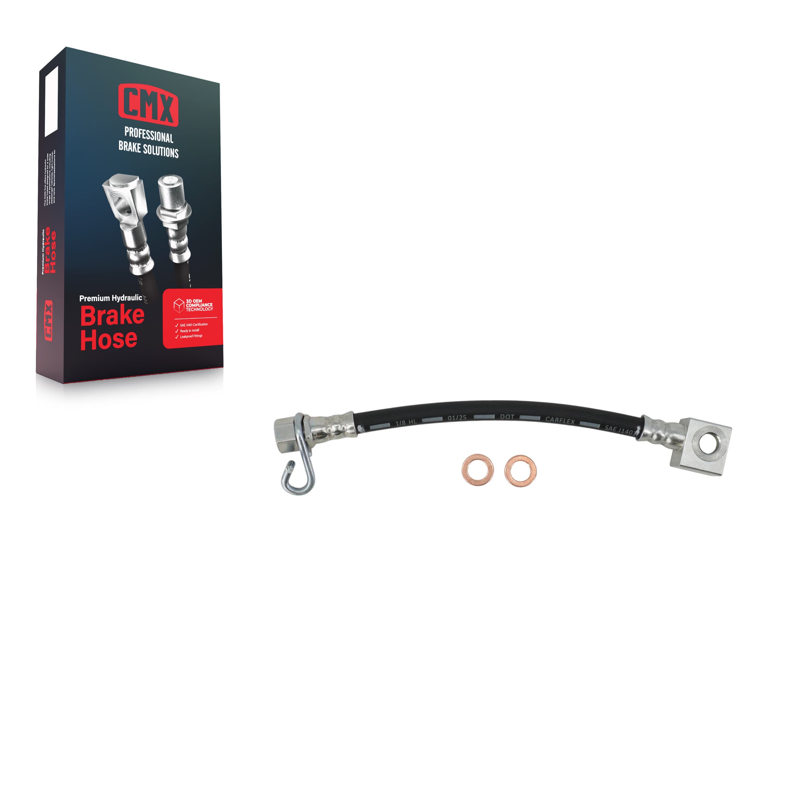 CMX - 12-H620177 - Rear Right Brake Hydraulic Hose image 1