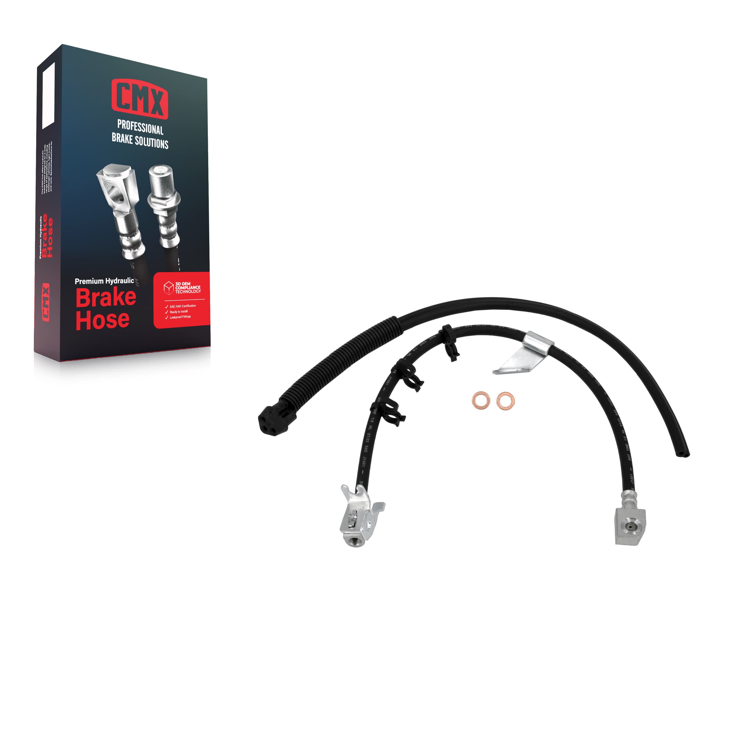 CMX - 12-H620324 - Front Left Brake Hydraulic Hose image 1
