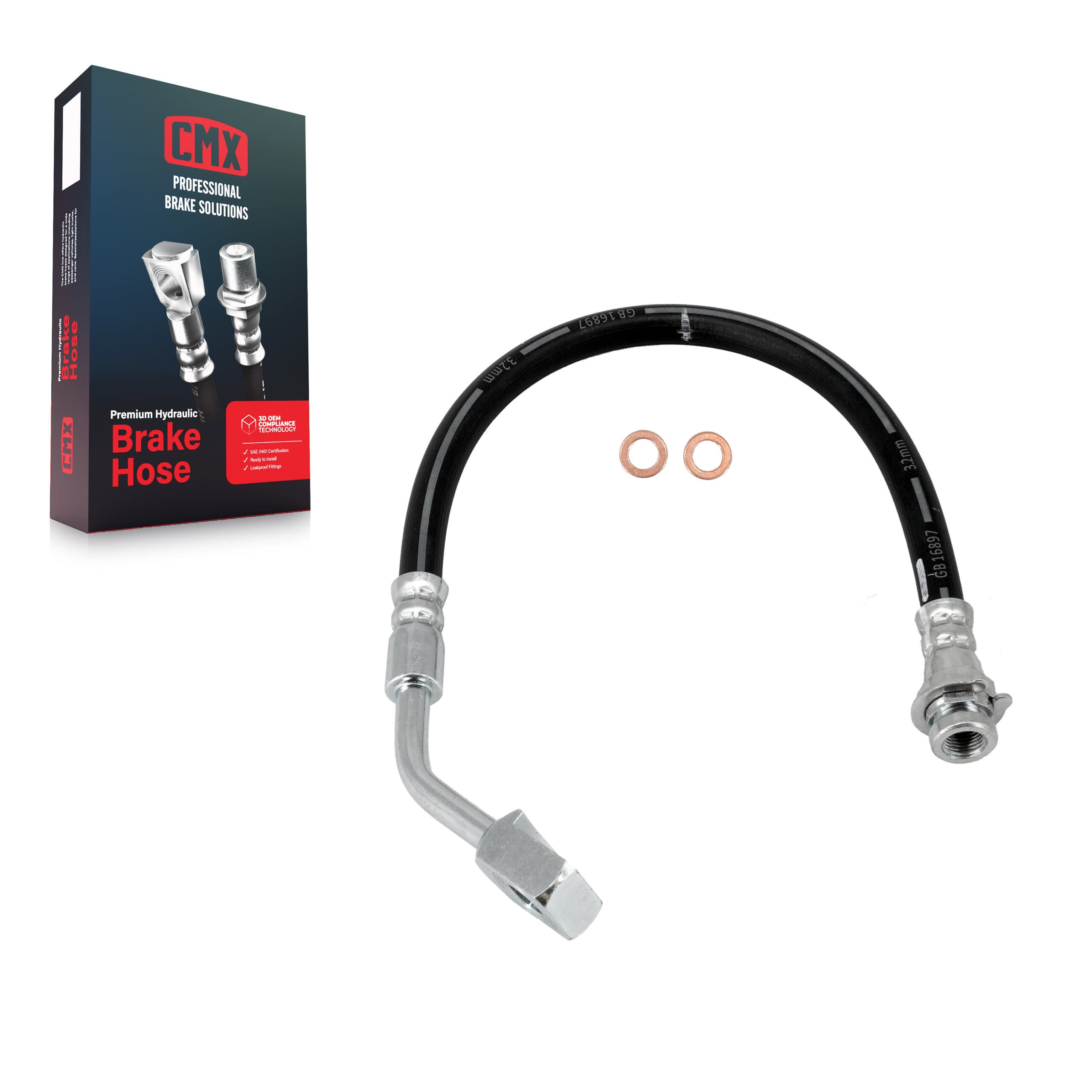 CMX - 12-H620467 - Front Right Brake Hydraulic Hose image 1