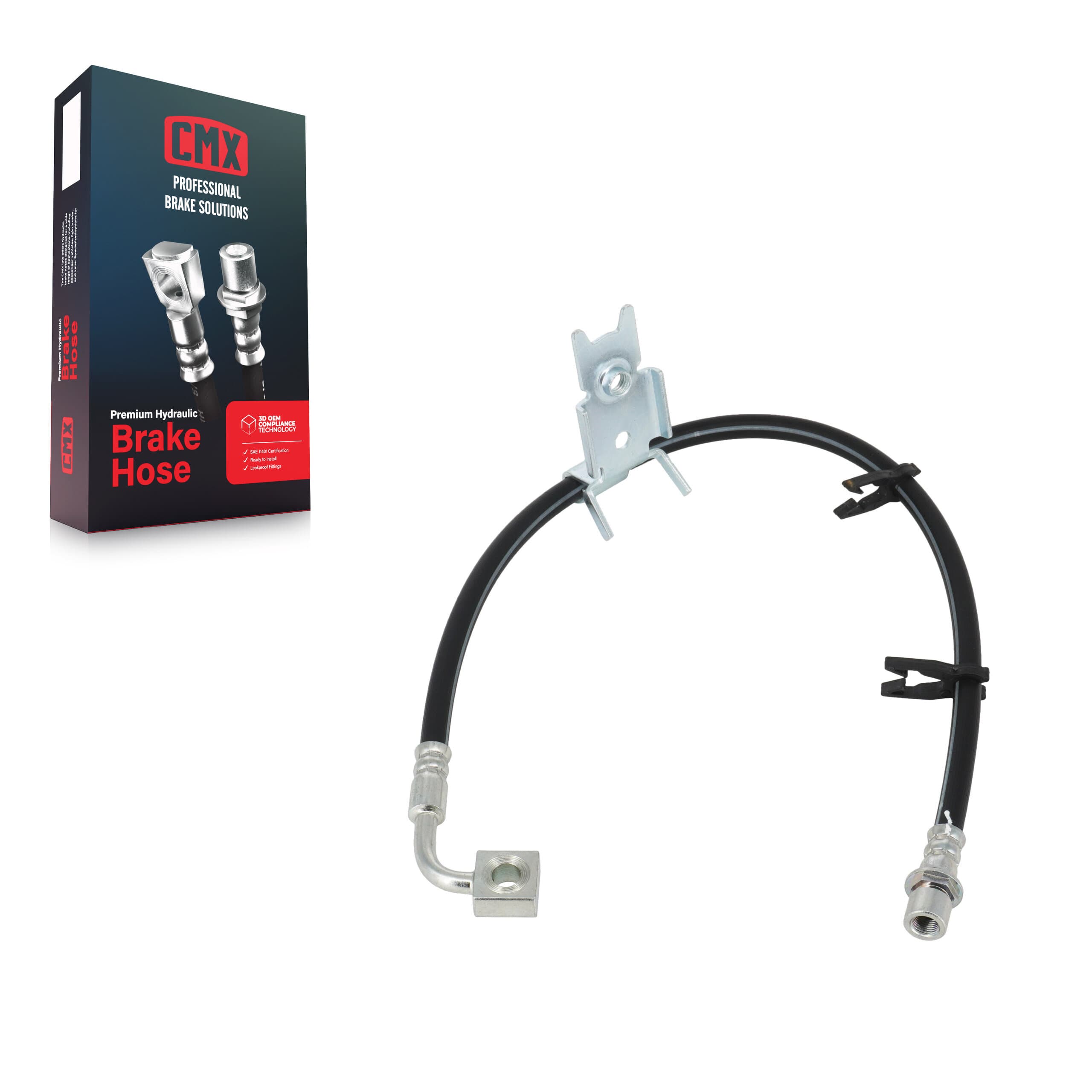 CMX - 12-H620565 - Front Left Brake Hydraulic Hose image 1