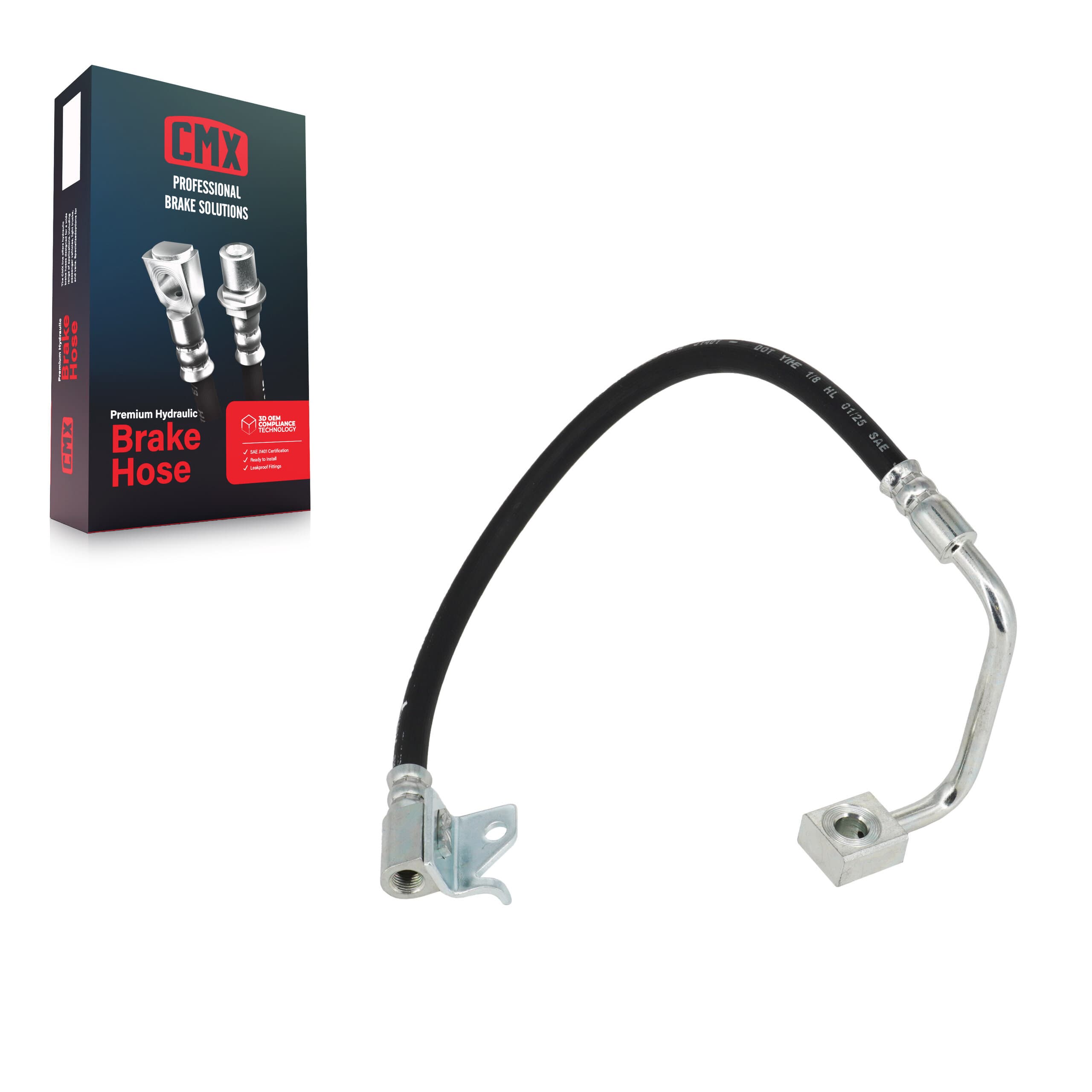 CMX - 12-H620585 - Front Right Brake Hydraulic Hose image 1