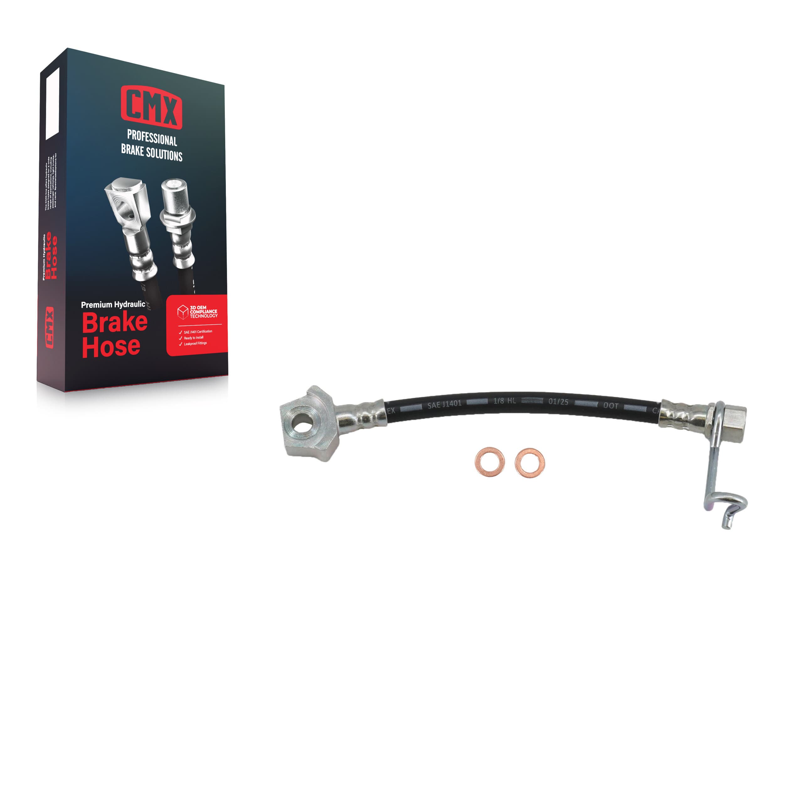 CMX - 12-H620694 - Rear Right Brake Hydraulic Hose image 1