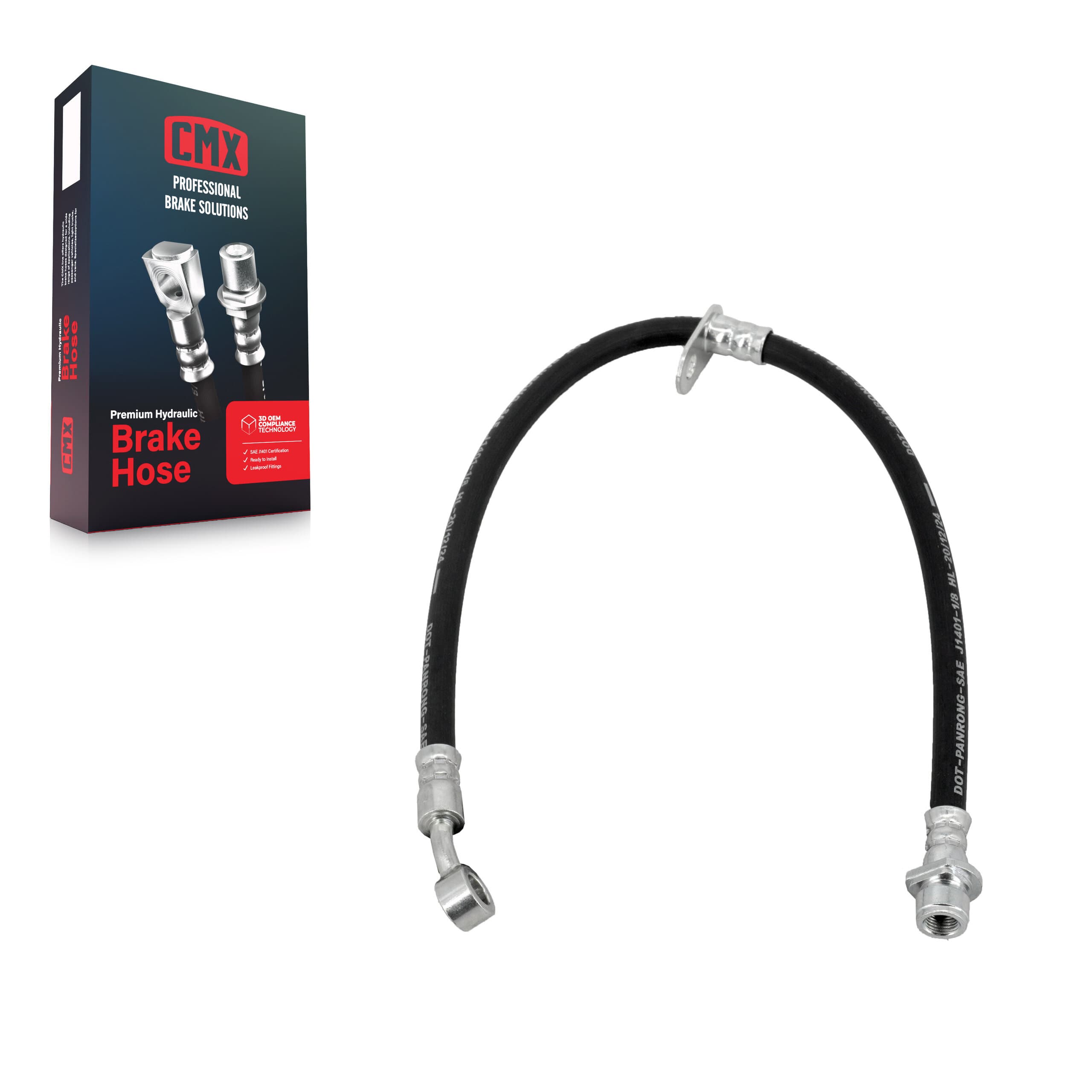 CMX - 12-H620735 - Front Right Brake Hydraulic Hose image 1