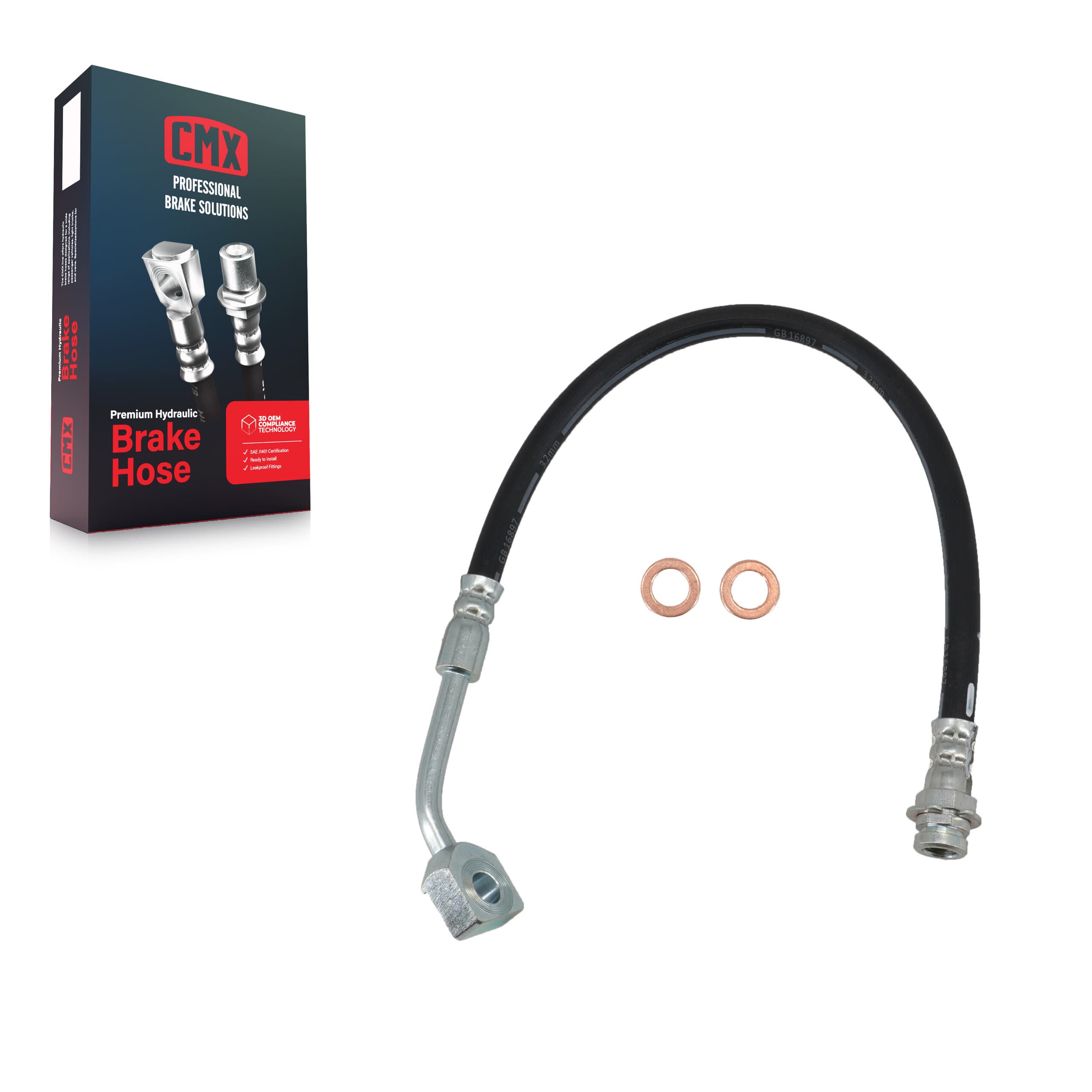 CMX - 12-H620778 - Front Right Brake Hydraulic Hose image 1