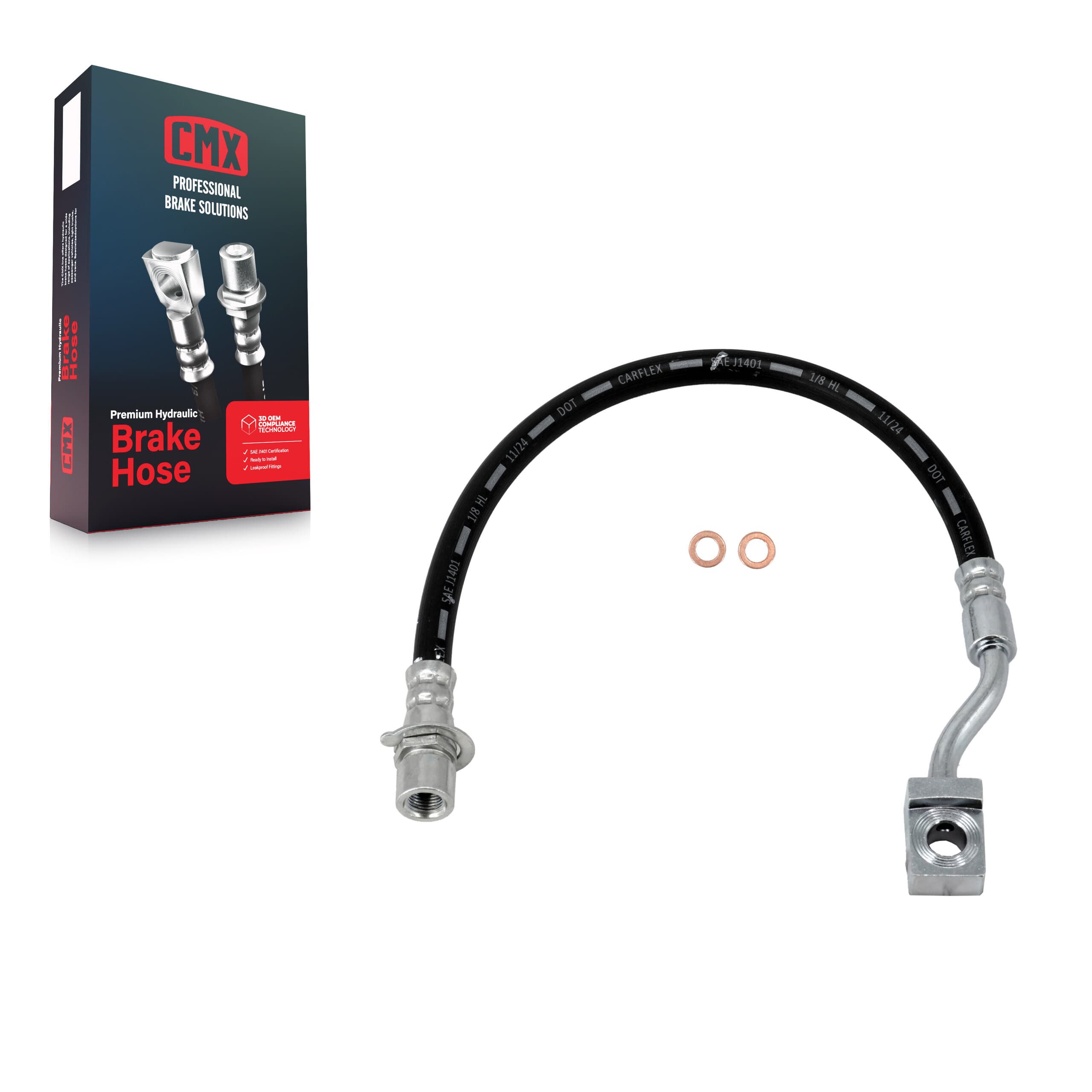 CMX - 12-H620781 - Rear Left Outer Brake Hydraulic Hose image 1