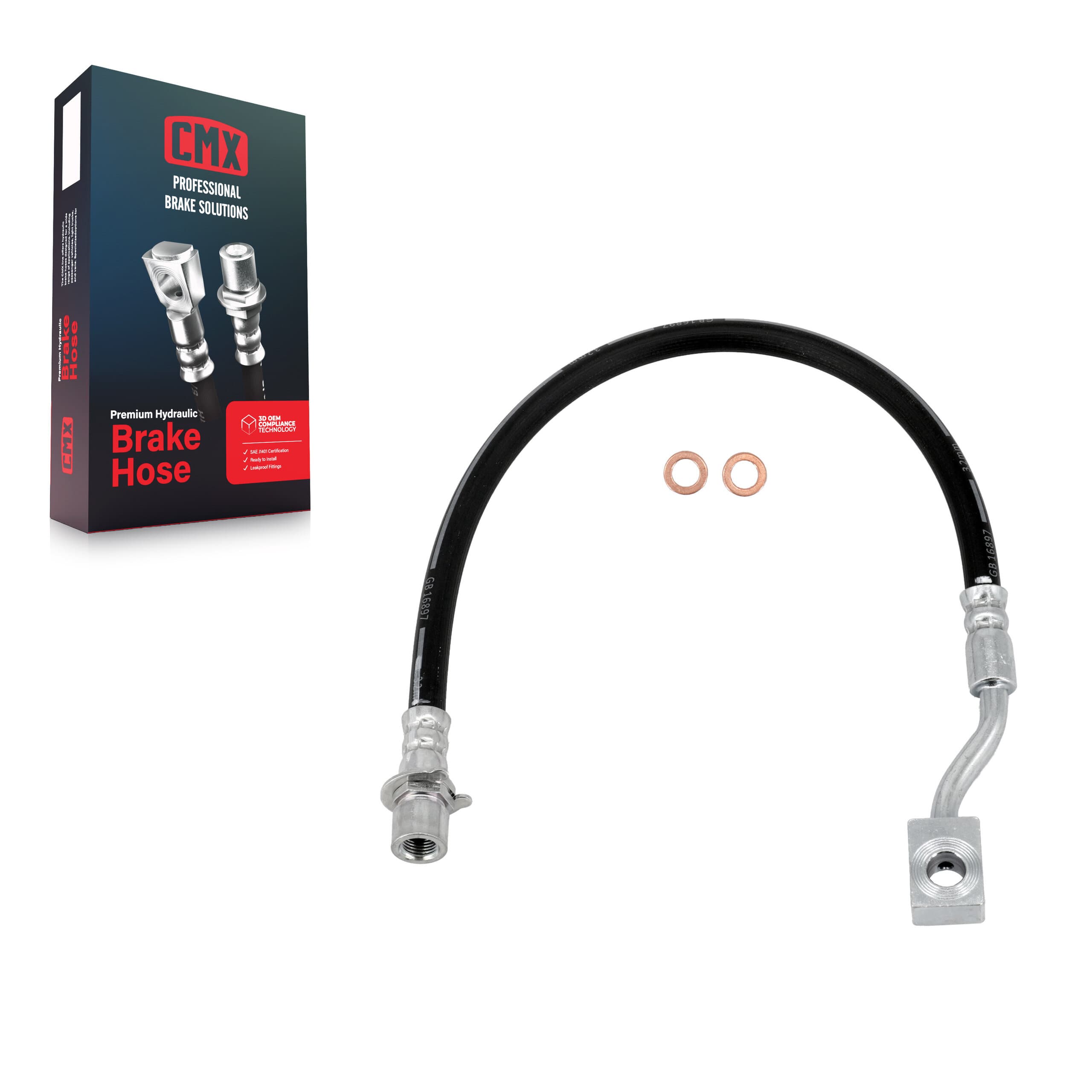 CMX - 12-H620782 - Rear Right Brake Hydraulic Hose image 1