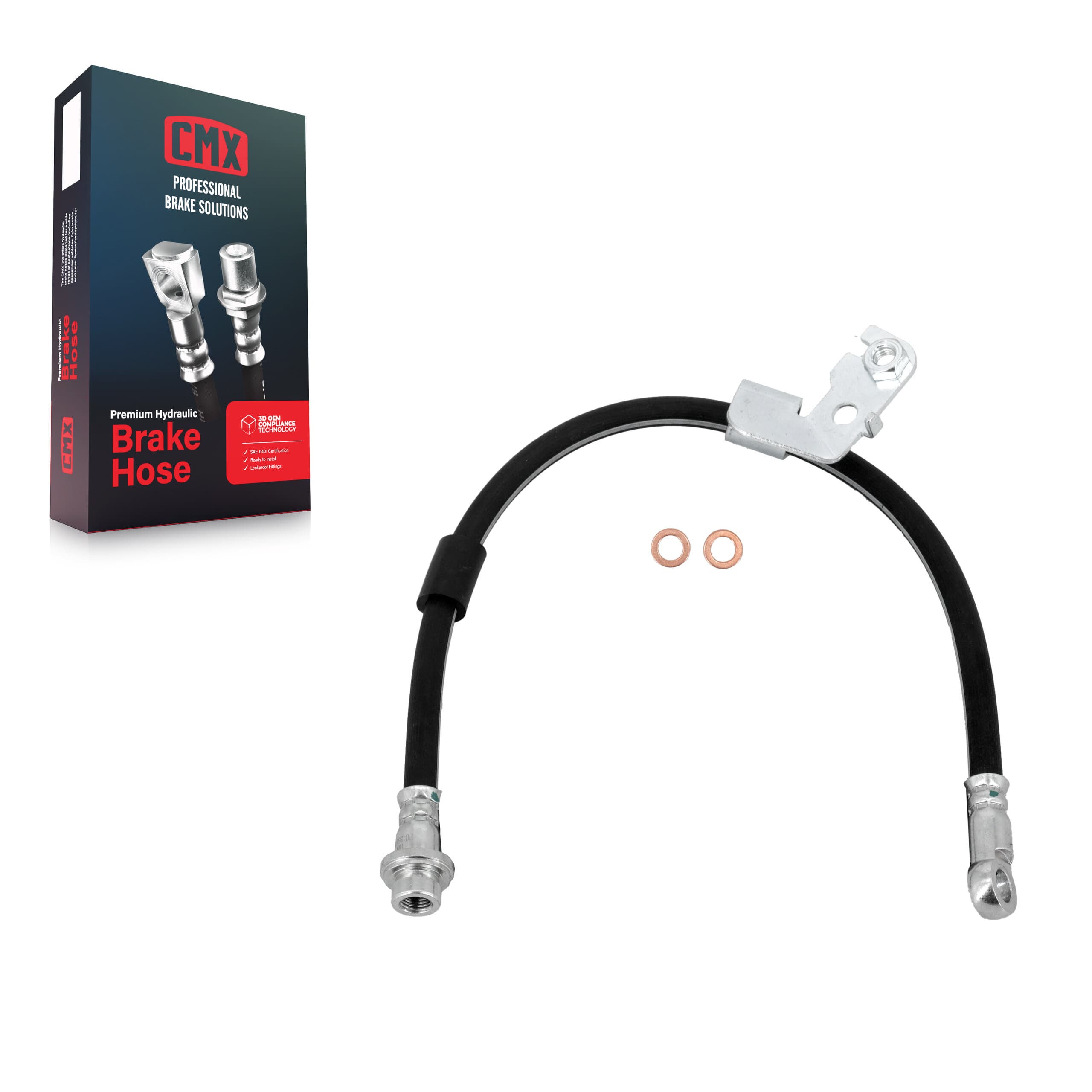 CMX - 12-H620909 - Front Right Brake Hydraulic Hose image 1