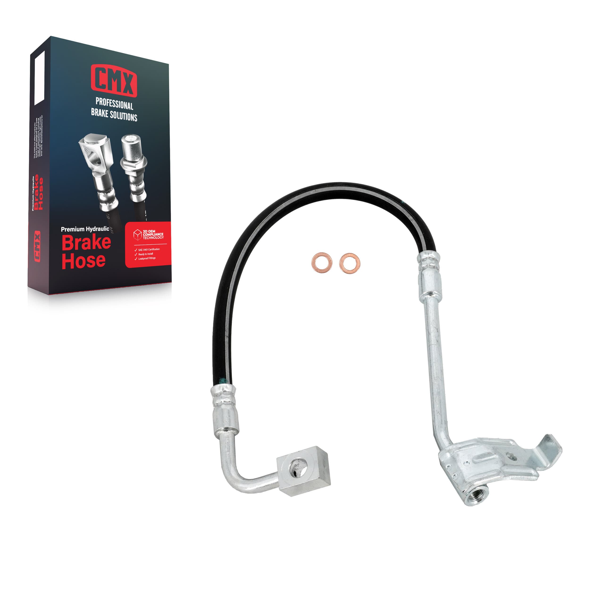 CMX - 12-H620924 - Rear Left Brake Hydraulic Hose image 1