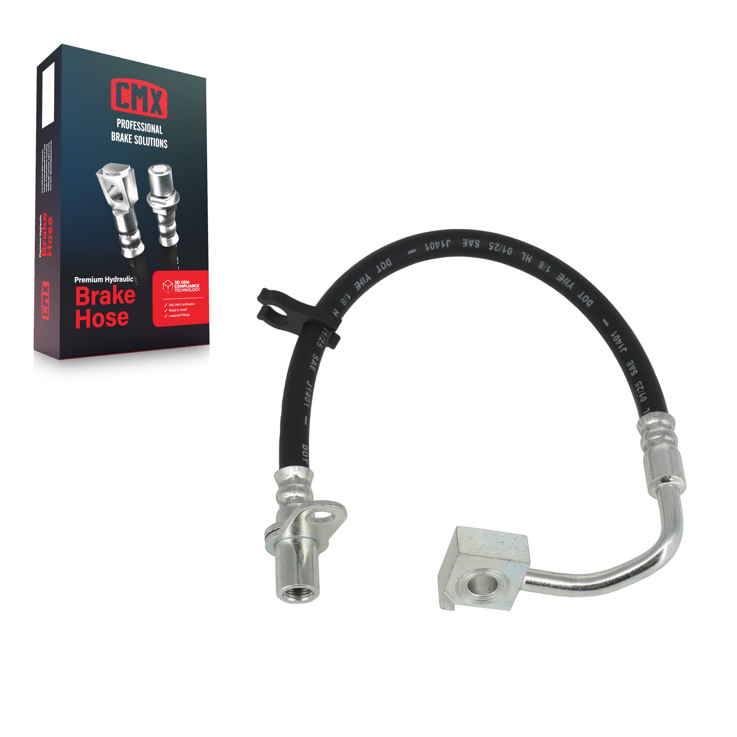 CMX - 12-H620939 - Front Left Brake Hydraulic Hose image 1