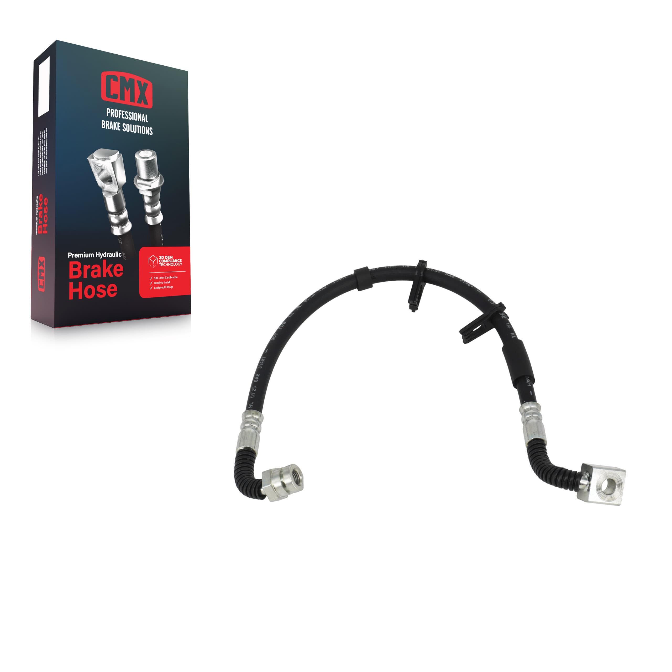 CMX - 12-H620987 - Front Left Brake Hydraulic Hose image 1