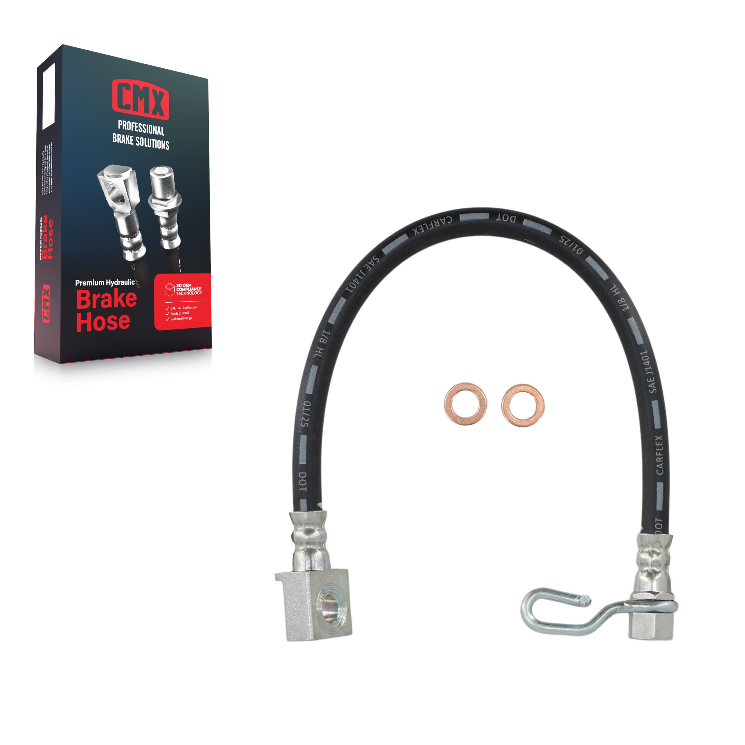 CMX - 12-H620998 - Rear Right Brake Hydraulic Hose image 1